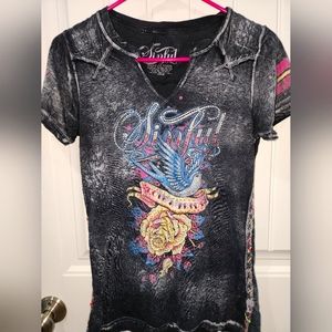 Sinful by Affliction t-shirt